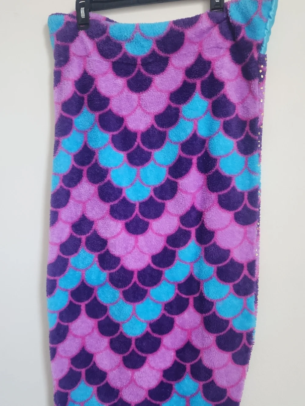 Snuggie Mermaid Tail Blanket - Purple, Turquoise & Aqua Sparkle